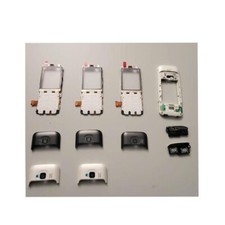 Original Komplett Ersatzteile Nokia C5 LCD/Displayglas Rück Cover Tasten Antenne