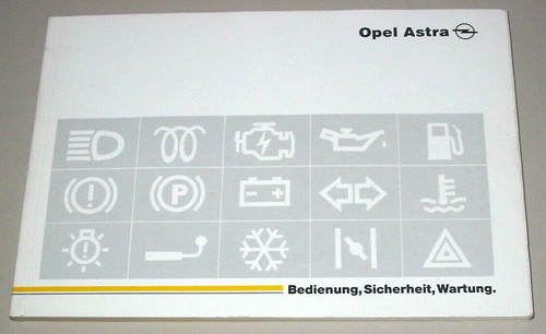 Betriebsanleitung opel astra - betriebsanleitung,