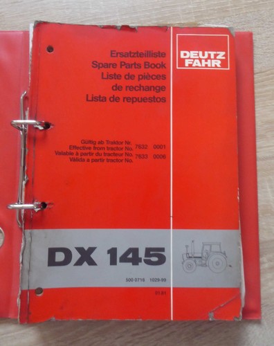 Deutz fahr schlepper dx145 - deutz,