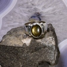 Schwarzer stern saphir ring - stern,