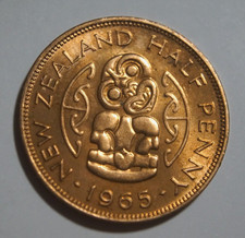 Neuseeland, Half Penny 1965