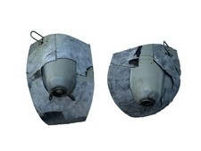 Set Dombleche Karosserie Aufnahme Stoßdämpfer hinten links rechts Opel Senator B