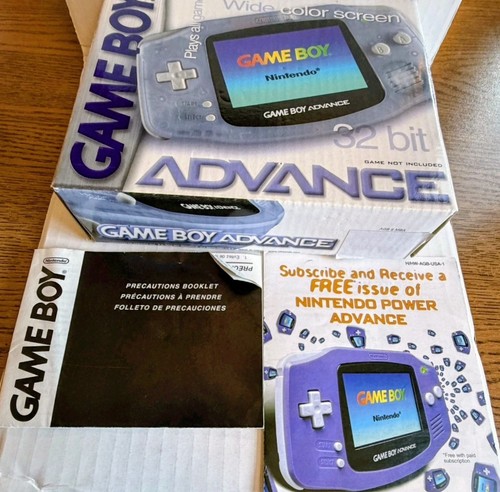 Boxed gameboy advance glacier - gameboy,