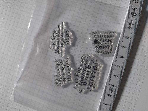 Set silikonstempel clear - silikonstempel,