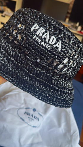 Prada milano anglerhut raffia - prada,
