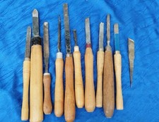 G215/ alte Drechselbeitel verschiedene Größen