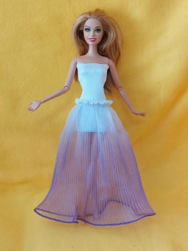 Barbie kleid lila weiß - barbie,