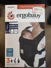 Ergobaby ADAPT Babytrage Bauchtrage,gebraucht,Schwarz, Mesh, Baby bis Kleinkind