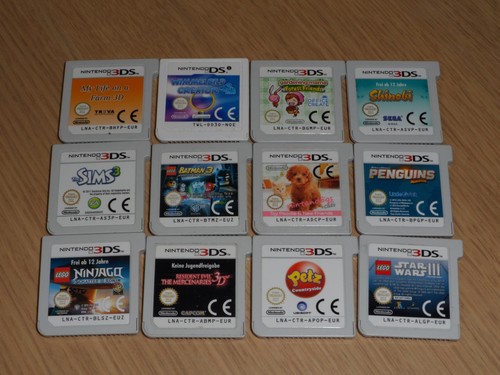12x 3ds spiele - 3ds,