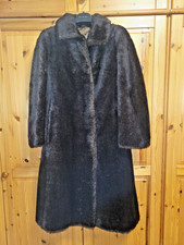 Lamahaar Mantel dunkelbraun-Exquisit Modell - Peter Hahn Gr.38/40 - Top Zustand