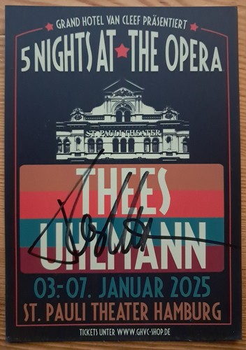 Thees uhlmann orig - uhlmann, autogramm