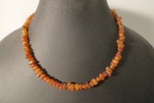 1 Strang Hornperlen HP87 5-10mm Perlen horn beads Asien Amber Bernsteinfarben