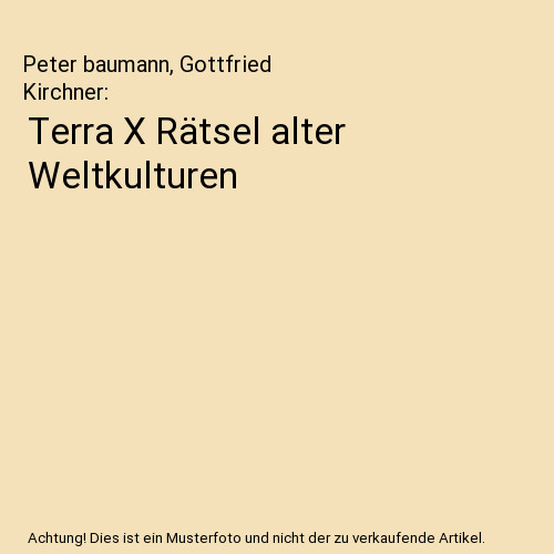 Terra rätsel alter - rätsel,