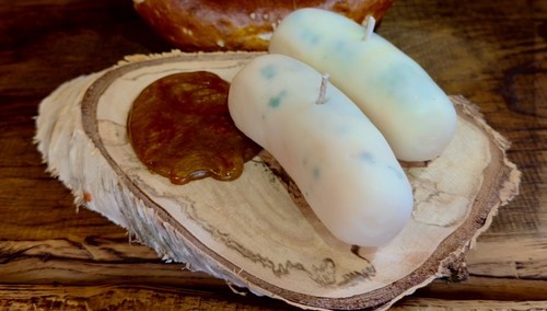 Weißwurst kerze stück - weißwurst,