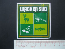 WACKEN SÜD Sticker Aufkleber Reklame Werbung 