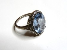 Art Déco 830 Silber Ring mit