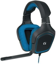 *DEFEKT* Logitech G430 Schwarz/Blau Kopfbügel Headset für PC