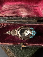 Antike Biedermeier Brosche