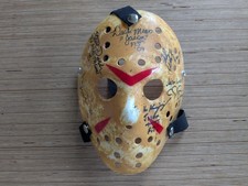 Jason Voorhees Maske signiert x6 Steve Dash, Ted White, CJ Graham, Ken Kirzinger
