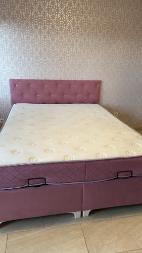 Boxspringbett 180x200 rosa mit - boxspringbett,