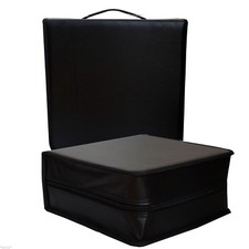 400 er TASCHE ORGANIZER ORDNER CASE BOX MIT HÜLLEN für CD/DVD/BLURAY ROHLINGE