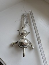 Alte Christbaumspitze silber