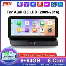 Für Audi Q5 10.25" 8-Kern IPS Autoradio GPS DAB+ CarPlay WiFi Navi Android 14