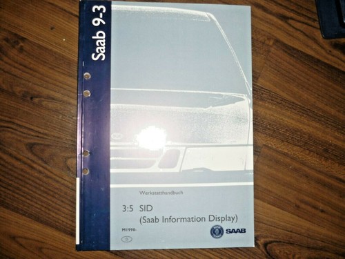 Saab werkstatthandbuch sid - werkstatthandbuch, 9-3