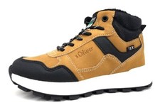 s.Oliver  Kinderschuhe Jungen Schnürstiefel Stiefel Braun Freizeit