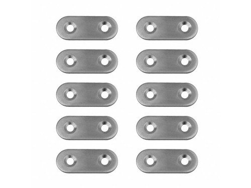 10x edelstahl lochplatte - 10x,