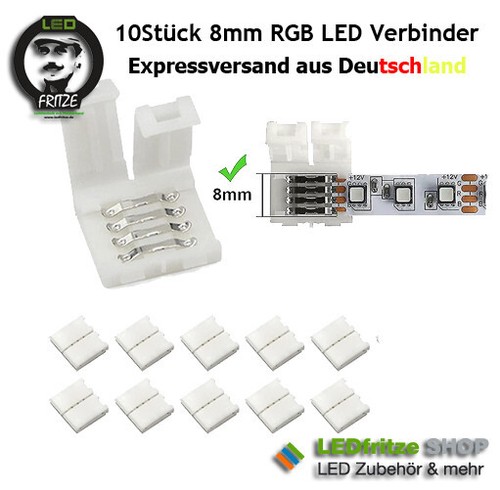 Stück rgb led - 10, verbinder
