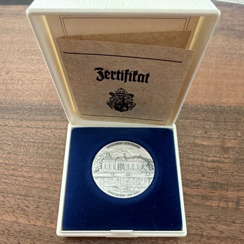 Silbermedaille schloss benrath - silbermedaille,