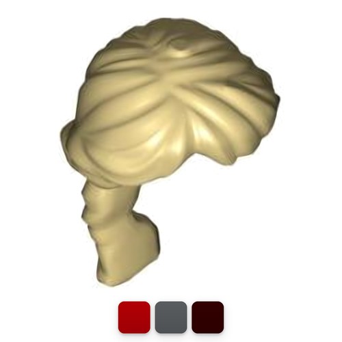 Lego minifigur haare frauen - 1x,