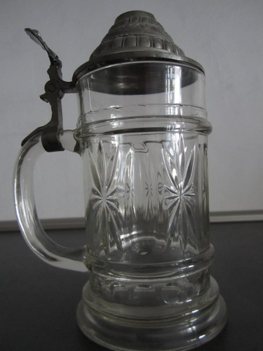 Sehr alter glas bierkrug - alter,