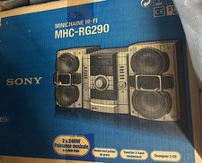 SONY MHC-RG290 CD Kassette Deck Receiver + Lautsprecher SS RG490 HiFi MP3 System