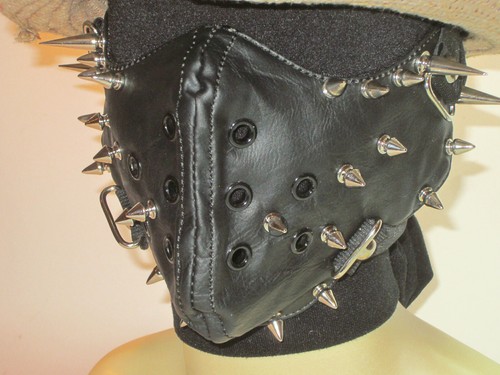 Gothic kunst leder mundschutz - gothic,
