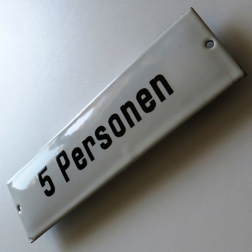 Personen altes emailschild - personen,