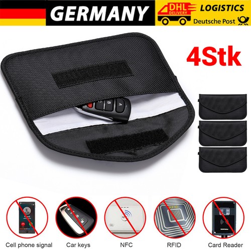 Rfid strahlenschutz tasche - 4x,