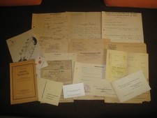 Konvolut "Papier": alte Urkunden ,Dokumente u.v.m.