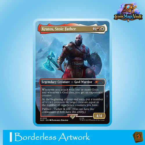 Kratos stoic father god - stoic,