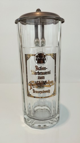 Rarität bierkrug glaskrug - glaskrug, mit