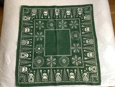 Weihnachtstischdecke Katharieder Bauernhanddruck