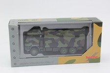Herpa 746786 Iveco Trakker 6x6 mit Wechselaufbau Flecktarndesign  1:87 NEU OVP 