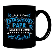 Tasse mit Tattoo Sprüchen Tätowierter Papa Vater geschenk Tattoo Motive