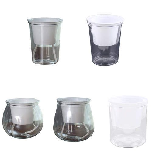 Flower pot with drainage holes - with,