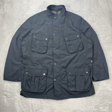 Barbour International Herren Jacke Gr.2XL blau Regenjacke Übergangsjacke Coat