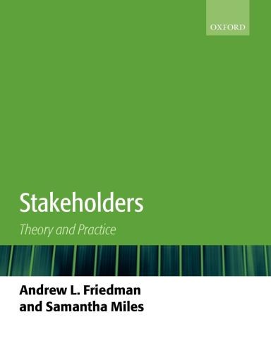 Stakeholders theory and - stakeholders:,