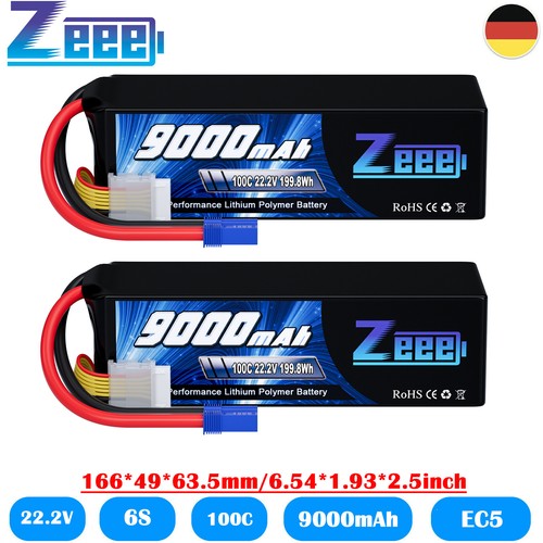 Zeee 9000mah lipo akku - 9000mah, 6s