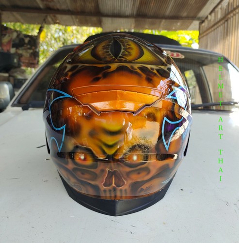 Custom airbrush motorradhelm - custom,