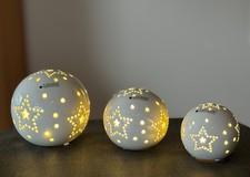 Tiziano Keramik Deko Kugel